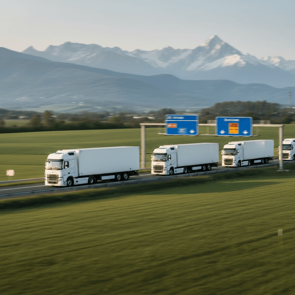 CLS Straßentransport-LKW auf der Autobahn